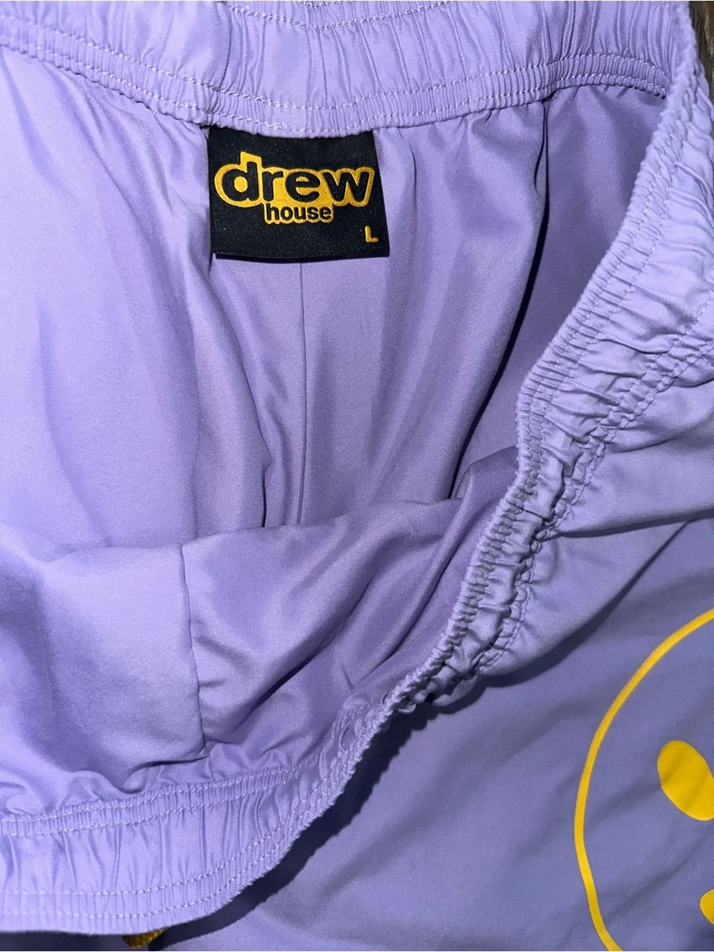 Drew House Smiley volley athletic shorts purple men’s large